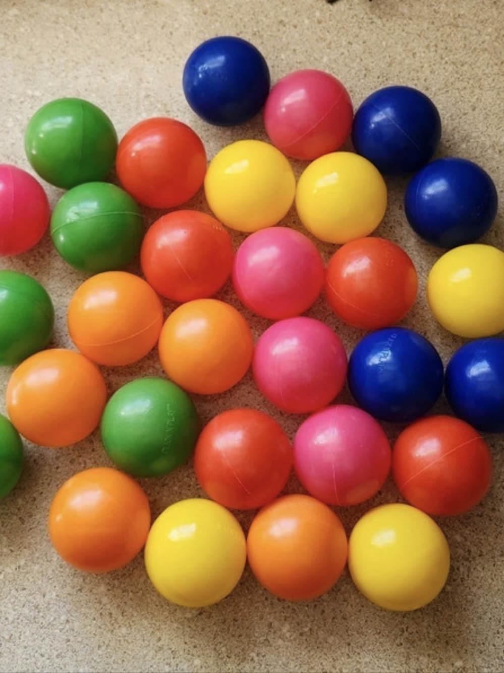 30 Multicolor Outdoor Game Balls